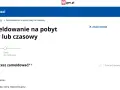 Strona mObywatel: zameldowanie na pobyt stały lub czasowy. Wybierz, kogo chcesz zameldować, aby dokonać zmiany adresu zameldowania.