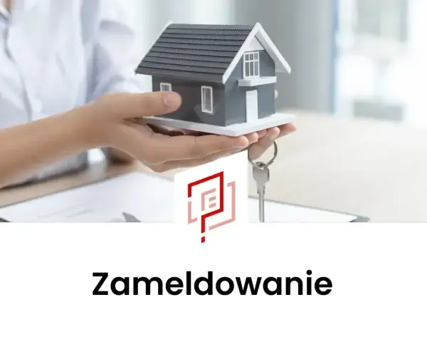 Ręce trzymają model domu i klucze. Dowiedz się, jak zameldować kogoś u siebie, aby officially wprowadzić nowego lokatora.