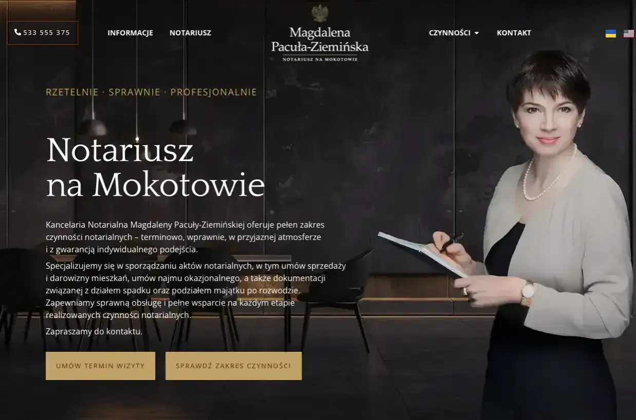 Kancelaria notarialna oferuje pomoc w sprawach spadkowych, podziałach majątku, umowach sprzedaży, najmu, a także w kwestii, czy można cofnąć darowiznę mieszkania.