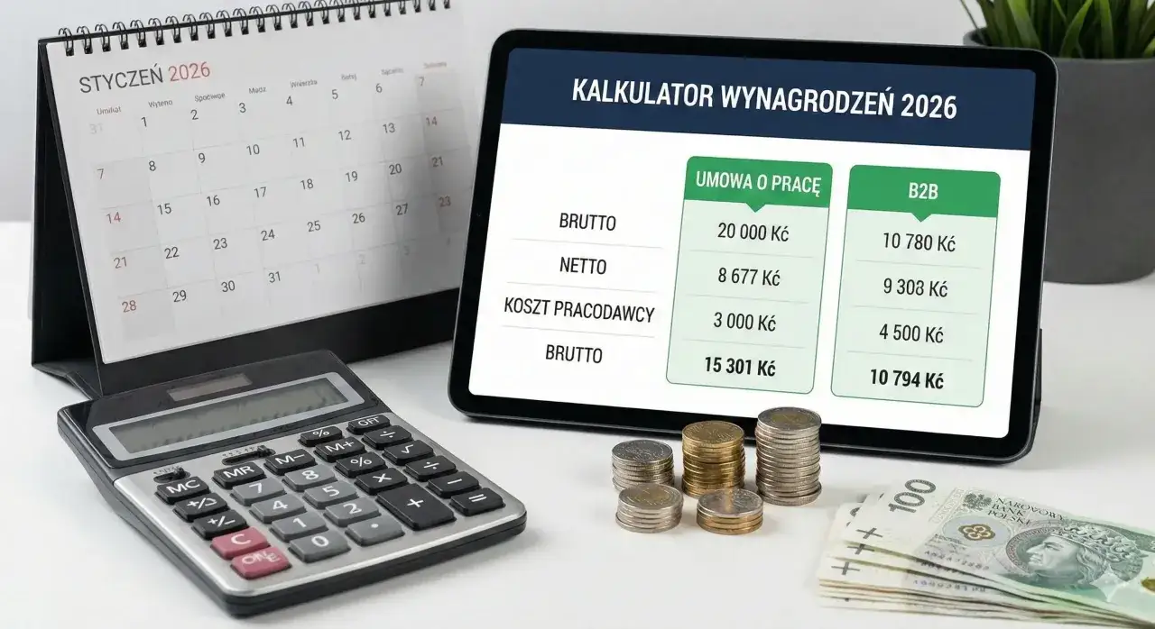 Kalkulator wynagrodzeń netto brutto
